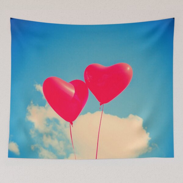 Item preview, Red Heart Balloons In The Sky designed and sold by Bunmigraphics .
