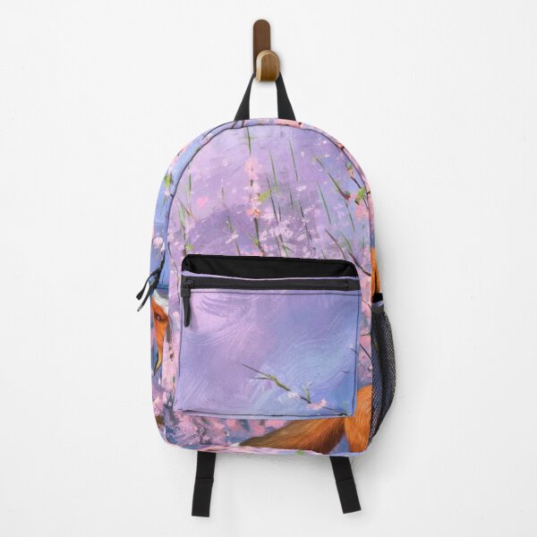 Artikelvorschau, Fuchs-Portrait. Kirschblüte, Blumenfuchs, Vintage-Fuchs, Fuchs-Malerei, Claude Monet-Stil entworfen und verkauft von FoxVibes.