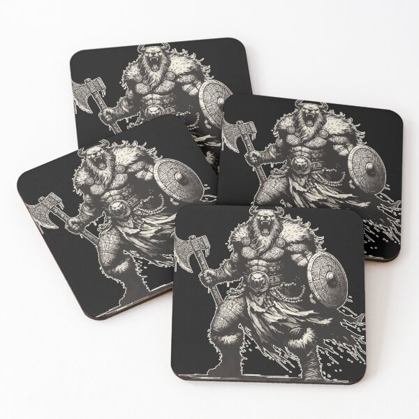 Item preview, Bear Viking Warrior Berserker Norse designed and sold by TomFrontierArt.