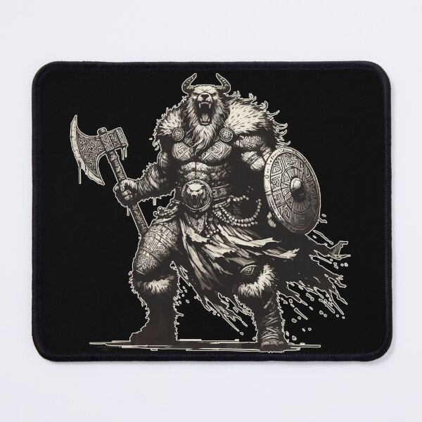 Item preview, Bear Viking Warrior Berserker Norse designed and sold by TomFrontierArt.
