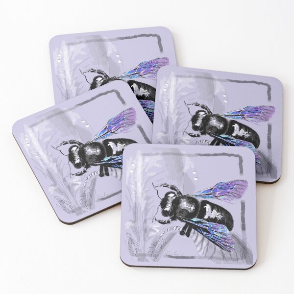 Item preview, Xylocopa violacea - Violet Carpenter Bee designed and sold by nemothelostfish.