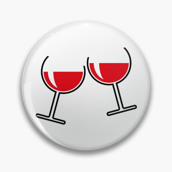 Item preview, 2 Red Wine Glasses (Cheers / Round / Open) designed and sold by MrFaulbaum.