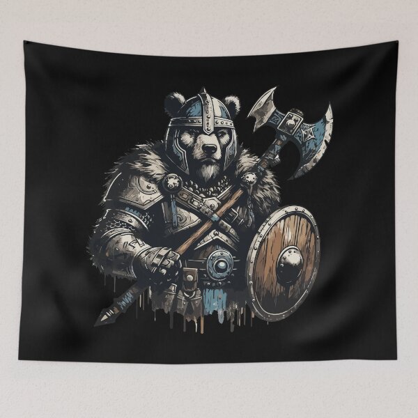 Item preview, Armor Bear Viking Warrior Berserker Norse designed and sold by TomFrontierArt.