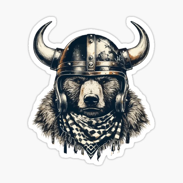 Item preview, Bear Viking Warrior Berserker Norse designed and sold by TomFrontierArt.