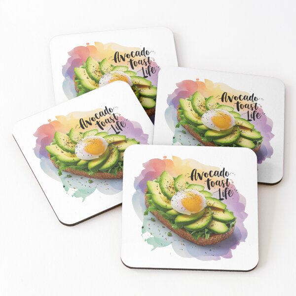 Item preview, Fresh Avocado Toast with Poached Egg - Avocado Toast Life designed and sold by deluxedigital1.