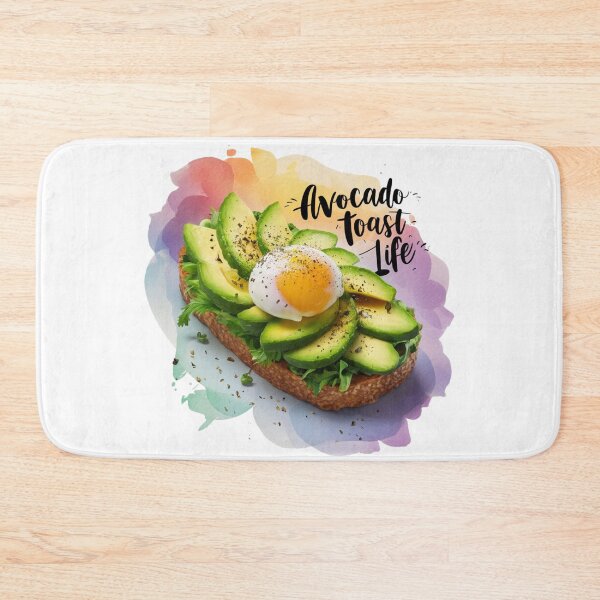 Item preview, Fresh Avocado Toast with Poached Egg - Avocado Toast Life designed and sold by deluxedigital1.