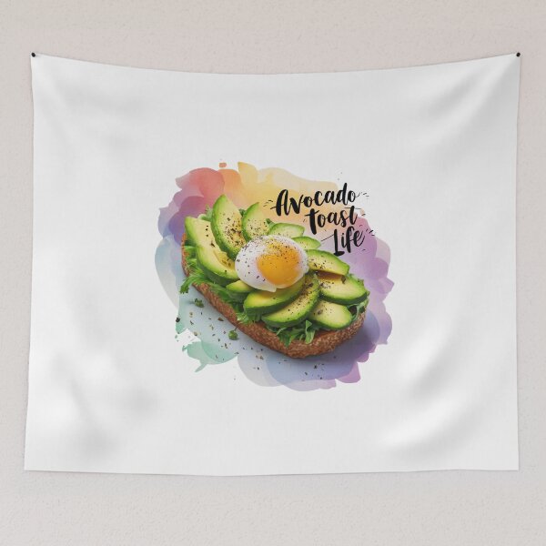 Item preview, Fresh Avocado Toast with Poached Egg - Avocado Toast Life designed and sold by deluxedigital1.