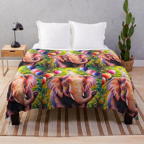 Item preview, Birthday Elephant. Birthday celebration, Cute Elephant, party animal, colorful elephant, elephant drawing designed and sold by ElephantVibes.
