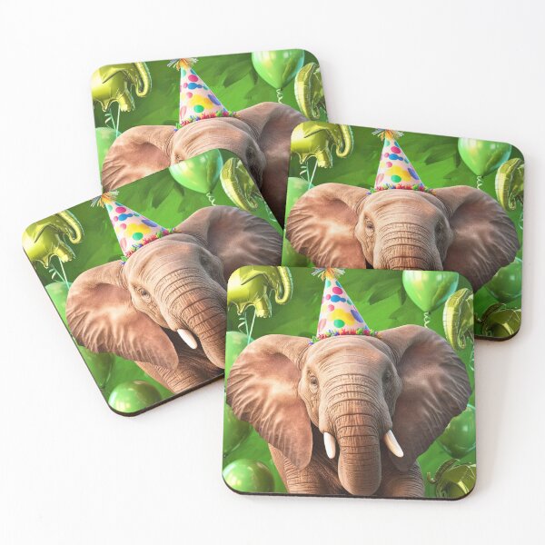 Item preview, Birthday Elephant. Birthday celebration, Cute Elephant, party animal, colorful elephant, elephant drawing designed and sold by ElephantVibes.