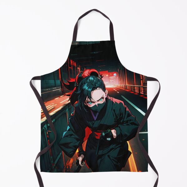 Item preview, Cyberpunk Kunoi Black Hair designed and sold by AIExtinctionist.