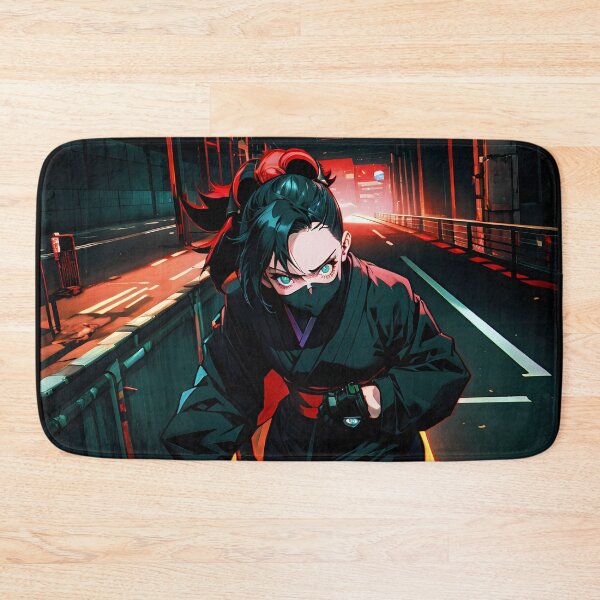 Item preview, Cyberpunk Kunoi Black Hair designed and sold by AIExtinctionist.