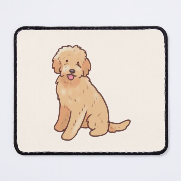 Item preview, Golden doodle dog art  designed and sold by Artofmayara.