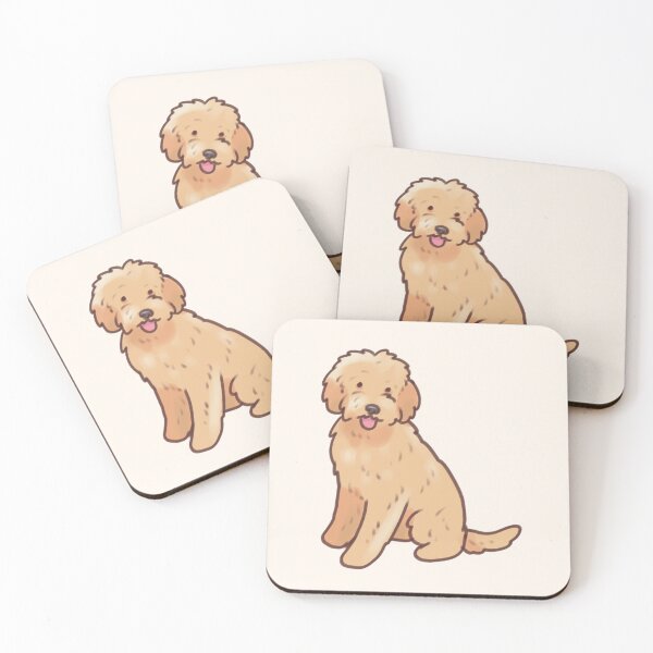 Item preview, Golden doodle dog art  designed and sold by Artofmayara.