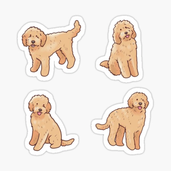 Item preview, golden doodle dog pack  designed and sold by Artofmayara.
