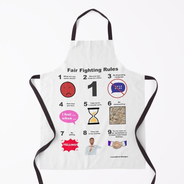 Item preview, Fair Fighting Rules Relationship Support Mental Health designed and sold by JanderraDesigns.