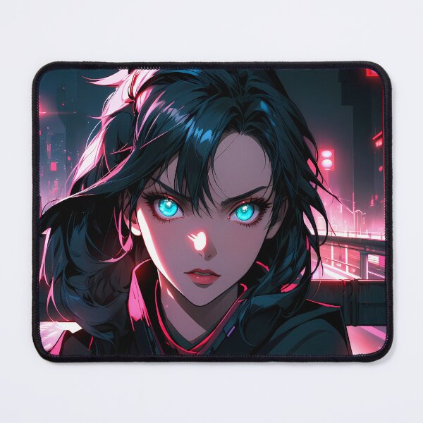 Item preview, Cyberpunk Kunoichi Black Hair designed and sold by AIExtinctionist.