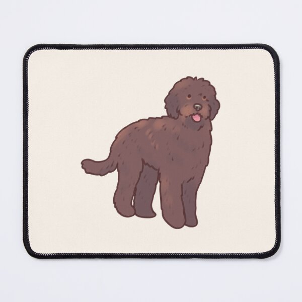 Item preview, chocolate golden doodle dog designed and sold by Artofmayara.
