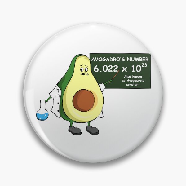 Item preview, Avogadro The Avocado: Chemistry Tutor designed and sold by Starstacks.