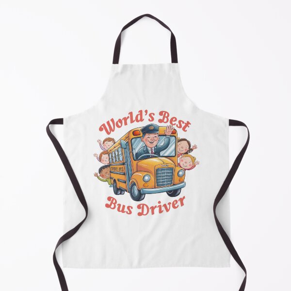 Item preview, World's Best Bus Driver Fun Cartoon designed and sold by behnay.