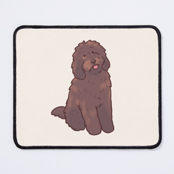 Item preview, Cute chocolate golden doodle dog designed and sold by Artofmayara.