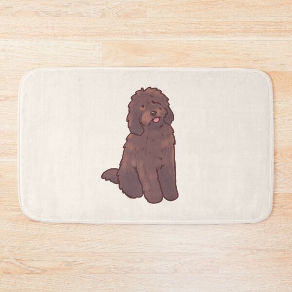 Item preview, Cute chocolate golden doodle dog   designed and sold by Artofmayara.