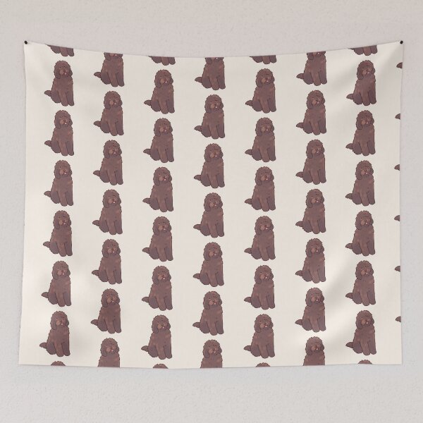 Item preview, Cute chocolate golden doodle dog   designed and sold by Artofmayara.