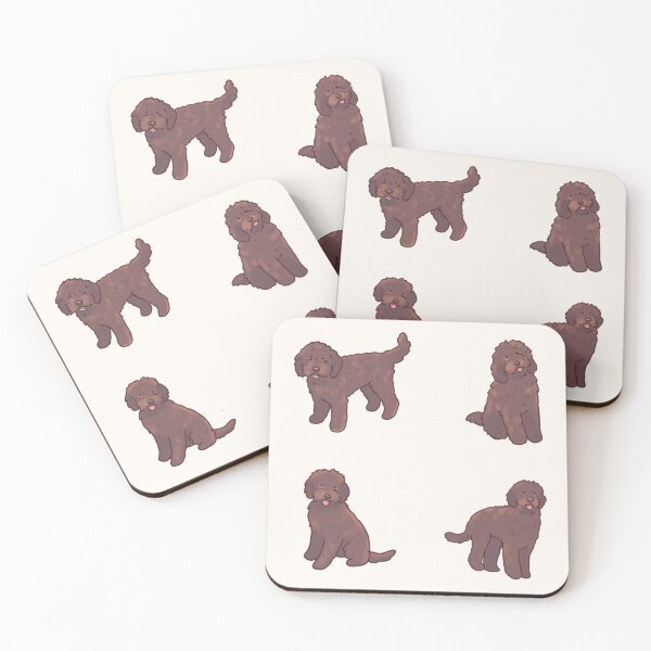 Item preview, Chocolate golden doodle dog pack  designed and sold by Artofmayara.