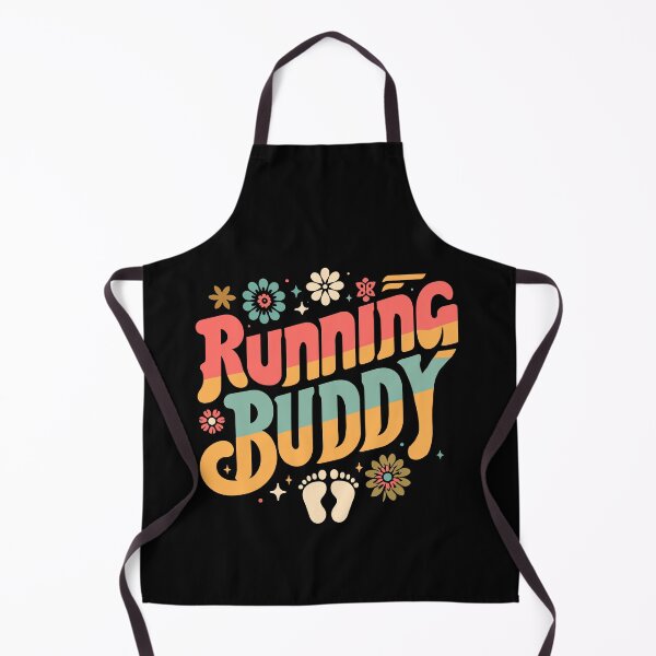 Item preview, Running Buddy Pregnancy Announcement Groovy designed and sold by Dressed For Duty.