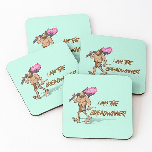 Item preview, Caveman claims "I'm the breadwinner." designed and sold by Dream-Way.