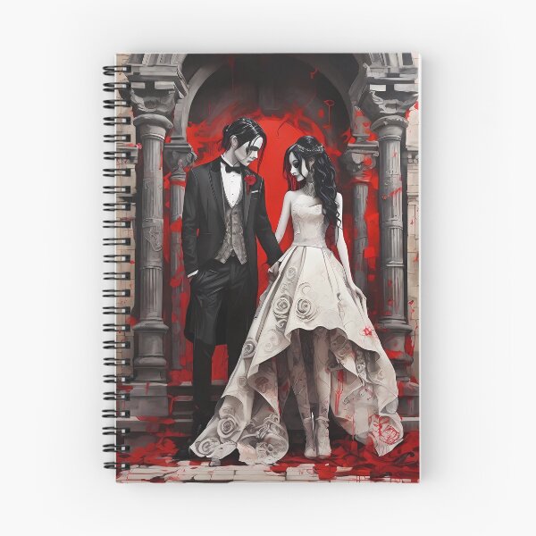 Item preview, Goth Wedding Couple  designed and sold by FocusedArt.