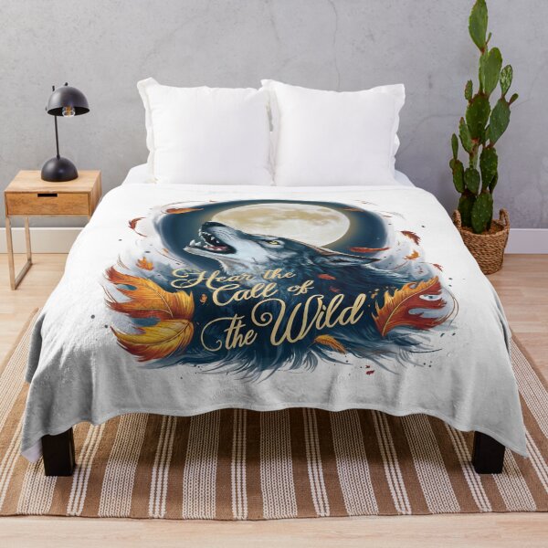 Item preview, Hear the Call of the Wild Wolf designed and sold by behnay.