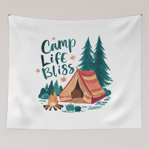 Item preview, Camp Life Bliss Cozy Camping designed and sold by behnay.