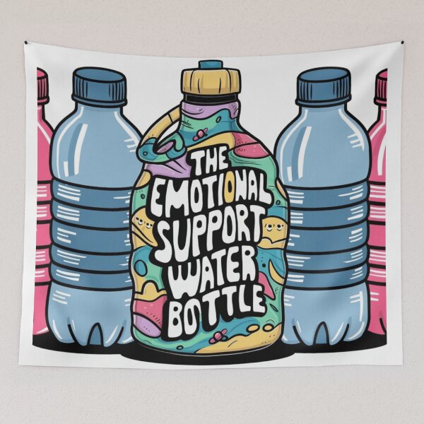 Item preview, The emotional support water bottle  designed and sold by Sha1726.