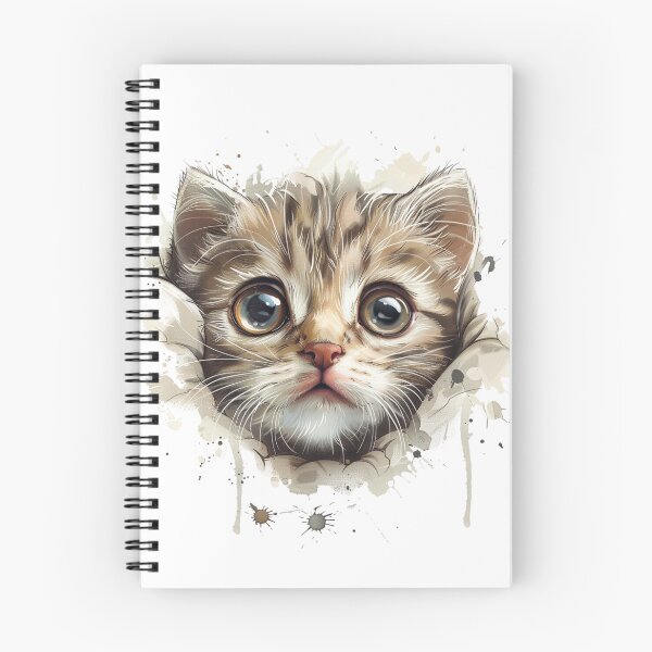 Item preview, The cat's face came out of the hole. designed and sold by hanandgil.