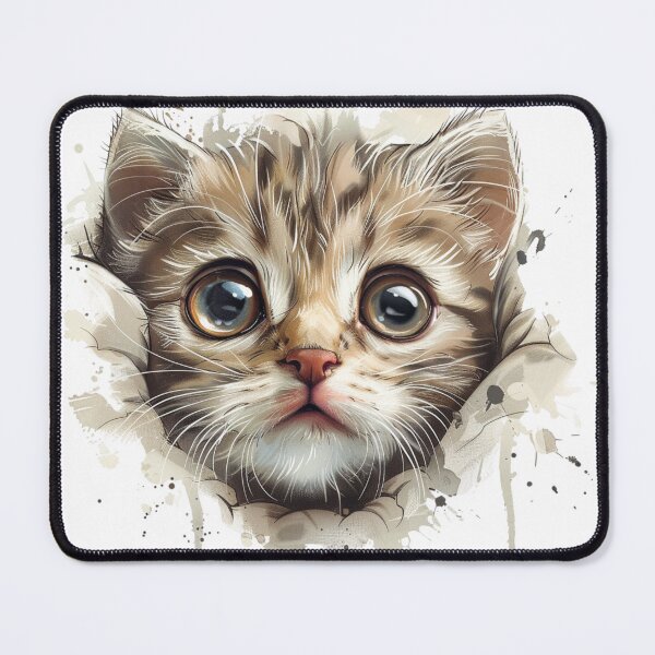 Item preview, The cat's face came out of the hole. designed and sold by hanandgil.