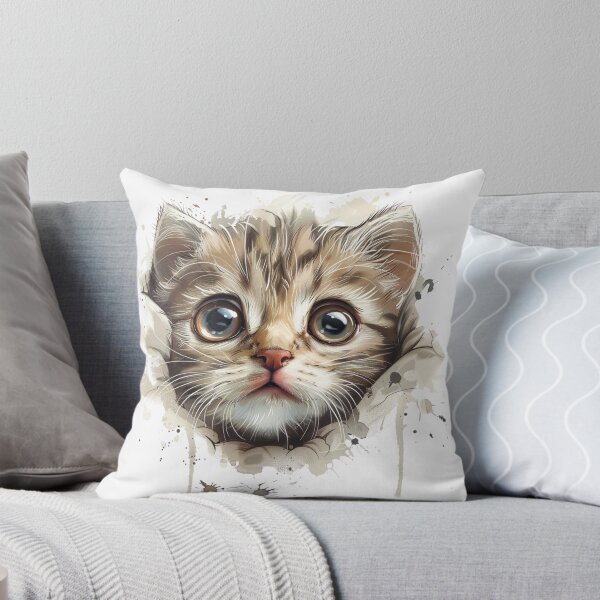 Item preview, The cat's face came out of the hole. designed and sold by hanandgil.