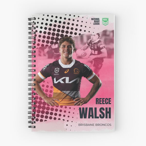 Item preview, Brisbane Broncos Reece Walsh designed and sold by JFurnish.