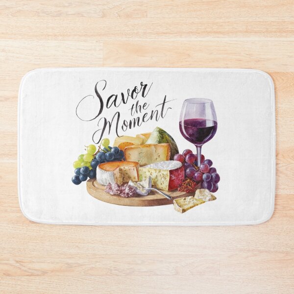 Item preview, Gourmet Cheese Platter with Wine - Savor the Moment designed and sold by deluxedigital1.