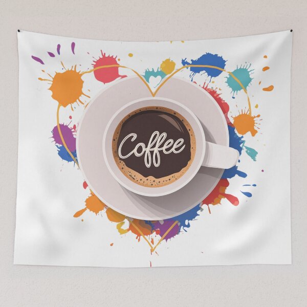 Item preview, Beautiful coffee cup inside a heart designed and sold by mutarid.