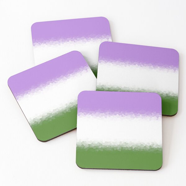 Item preview, Genderqueer Pride Flag Crystalized , Genderqueer Design designed and sold by Travelslightly.