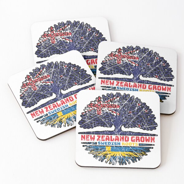 Item preview, Sweden Swedish New Zealander New Zealand Tree Roots Flag designed and sold by FlagX.