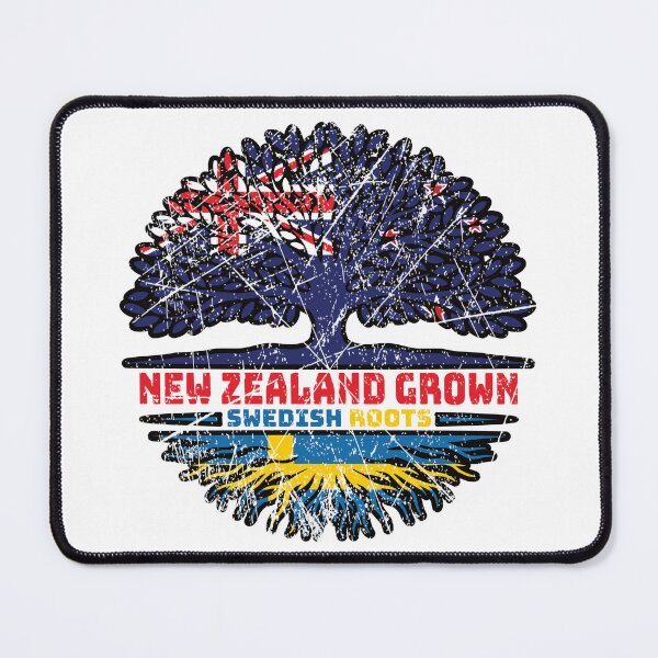Item preview, Sweden Swedish New Zealander New Zealand Tree Roots Flag designed and sold by FlagX.