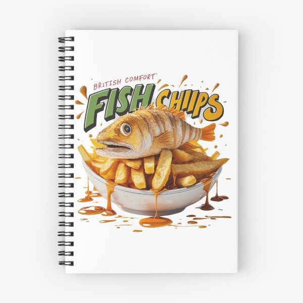Item preview, Crispy Fish and Chips - British Comfort designed and sold by deluxedigital1.