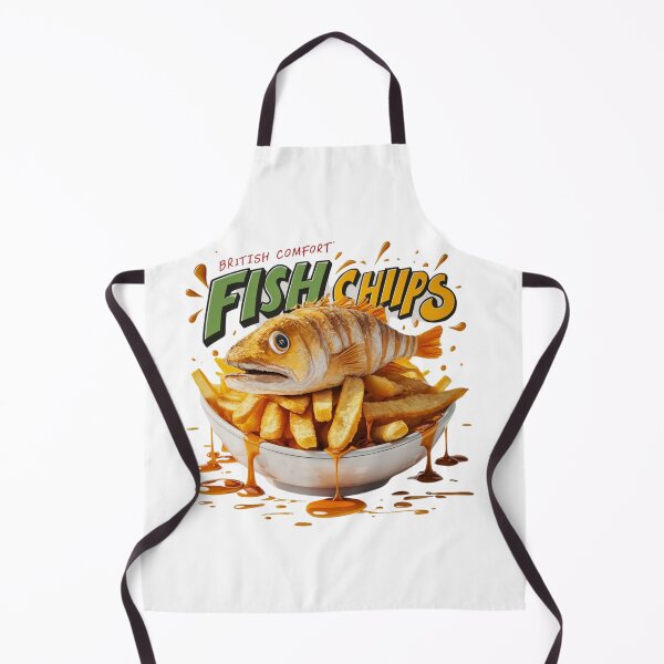 Item preview, Crispy Fish and Chips - British Comfort designed and sold by deluxedigital1.