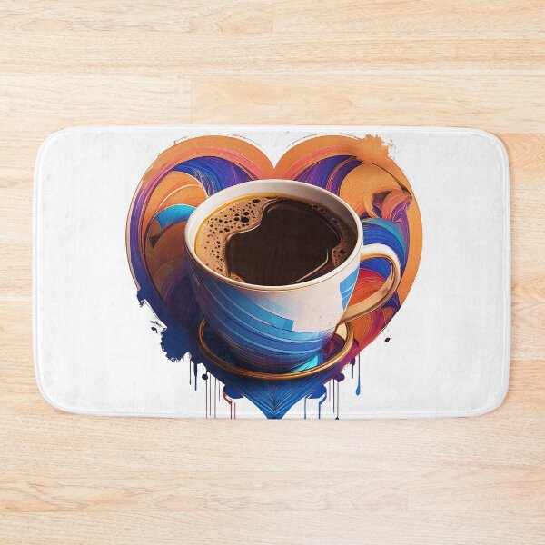 Item preview, Beautiful coffee cup inside a heart designed and sold by mutarid.