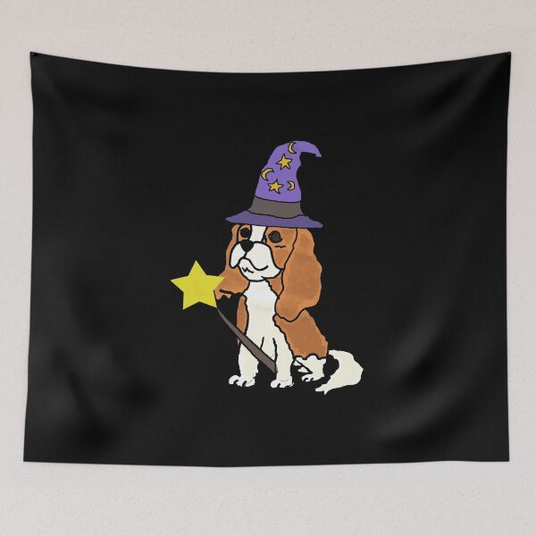Item preview, Cavalier Dog Wizard Halloween  designed and sold by jadonz.