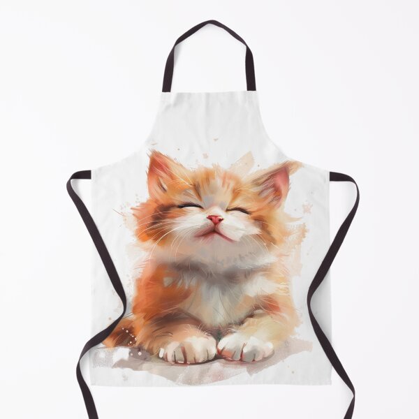 Item preview, Orange cat smiles sweetly designed and sold by hanandgil.