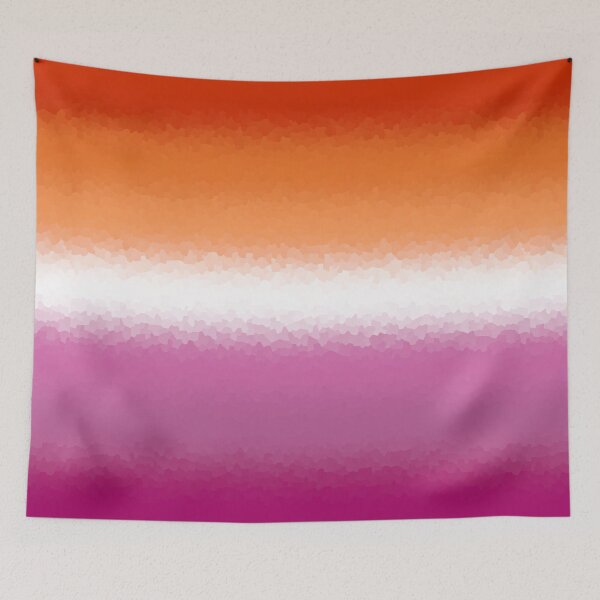 Item preview,  Lesbian Pride Flag Crystalized, Lesbian Design designed and sold by Travelslightly.