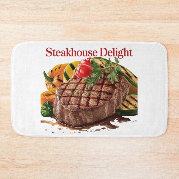 Item preview, Sizzling Steak with Grilled Vegetables - Steakhouse Delight designed and sold by deluxedigital1.