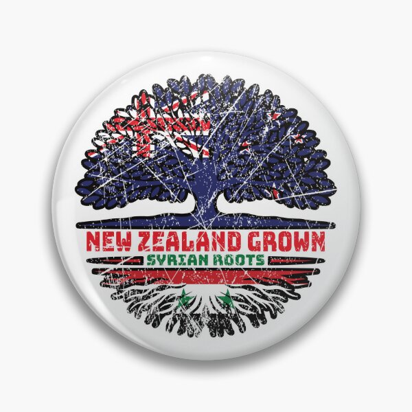 Item preview, Syria Syrian New Zealander New Zealand Tree Roots Flag designed and sold by FlagX.